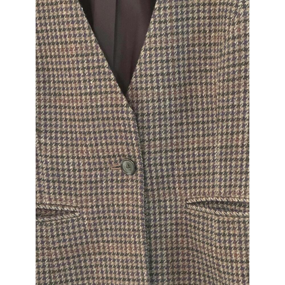 Hinge Women's Houndstooth Pattern Blazer, Size M - image 2